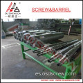 Barril cónico de doble tornillo para extrusora de tubería de PVC 80/156 65/132 55/110 50/105 FABRICANTE ZHOUSHAN